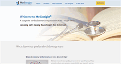 Desktop Screenshot of medinsight.org